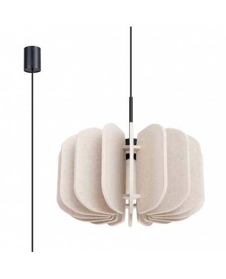 Lampa wisząca MULA 45 beżowa