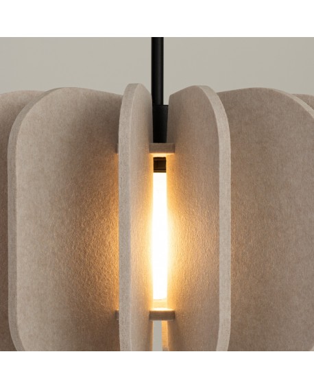Lampa wisząca MULA 45 beżowa