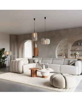 Lampa wisząca MULA 45 beżowa