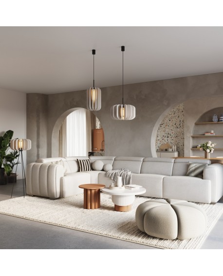 Lampa wisząca MULA 45 beżowa