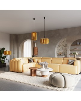 Lampa wisząca MULA 45 żółta