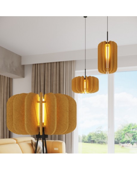 Lampa wisząca MULA 45 żółta