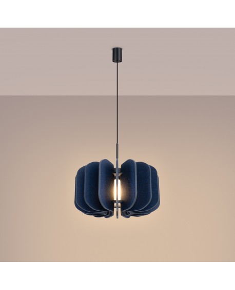 Lampa wisząca MULA 45 granatowa