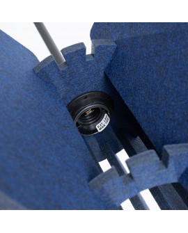 Lampa wisząca MULA 45 granatowa