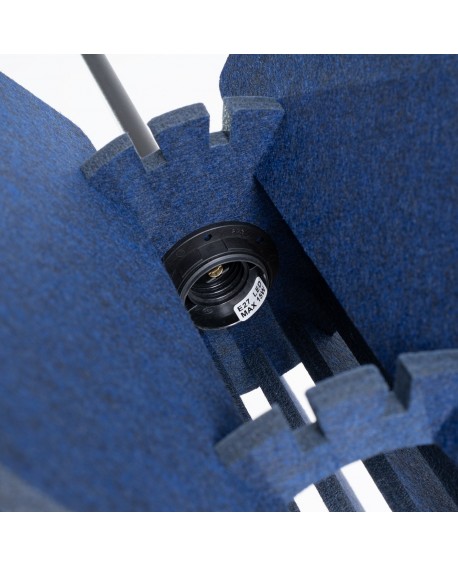 Lampa wisząca MULA 45 granatowa