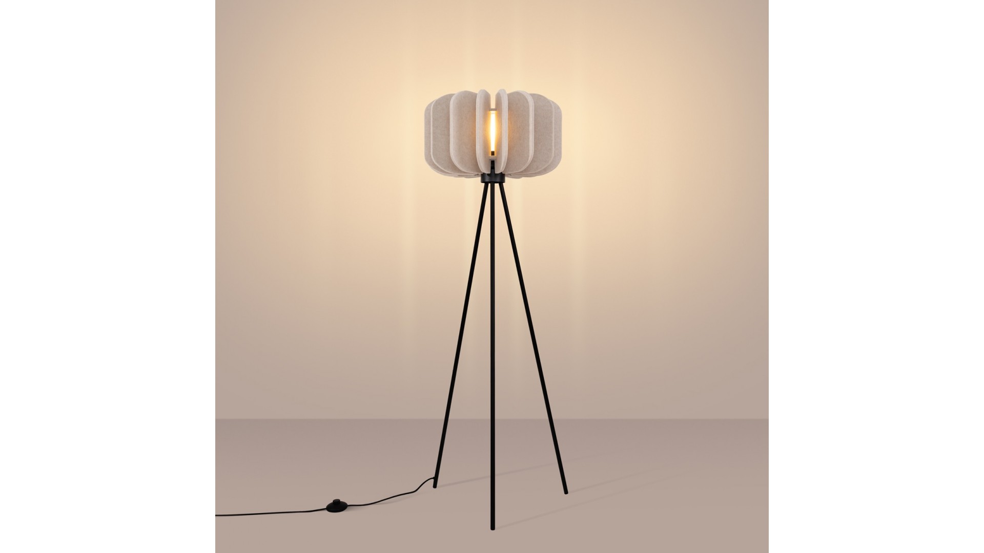 Lampa podłogowa MULA 45 beżowa