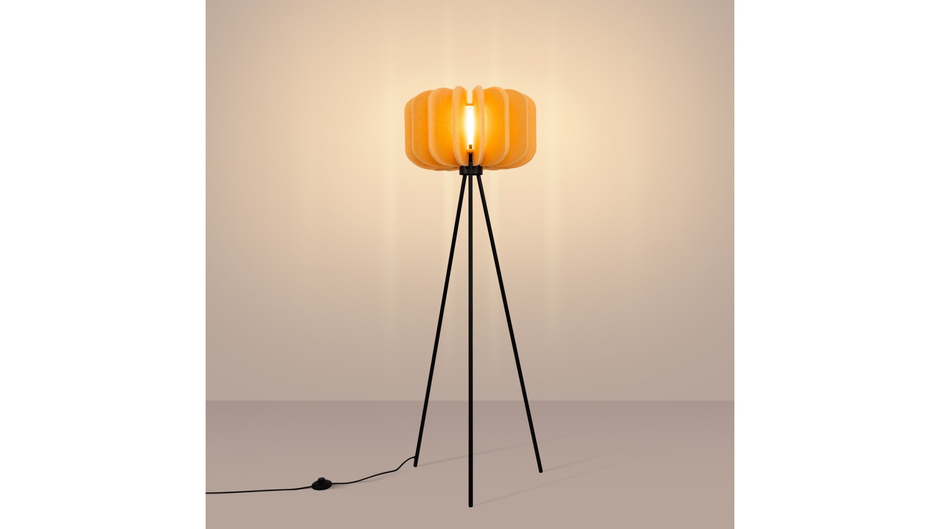 Lampa podłogowa MULA 45 żółta