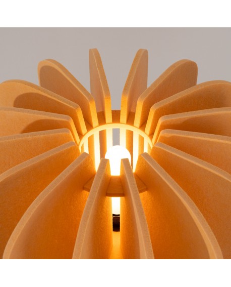 Lampa podłogowa MULA 45 żółta