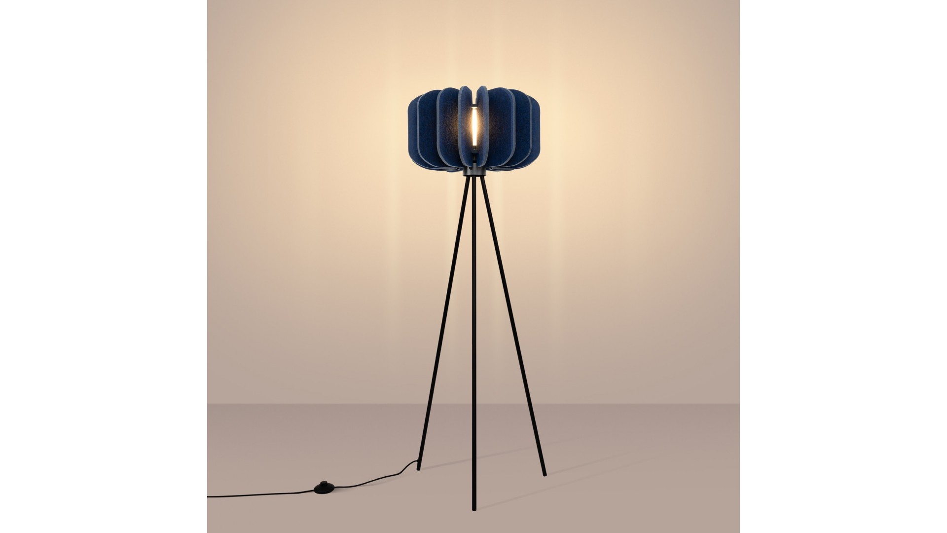Lampa podłogowa MULA 45 granatowa