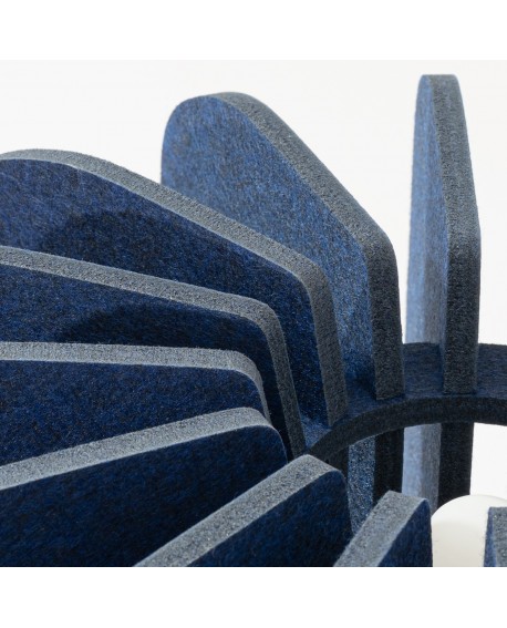 Lampa podłogowa MULA 45 granatowa