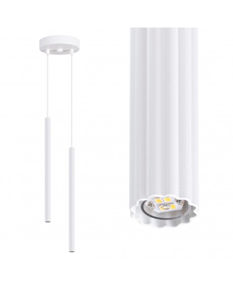 Lampa wisząca ARCHE 2P biała