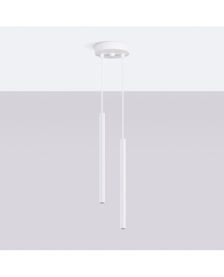 Lampa wisząca ARCHE 2P biała
