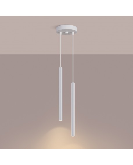 Lampa wisząca ARCHE 2P biała