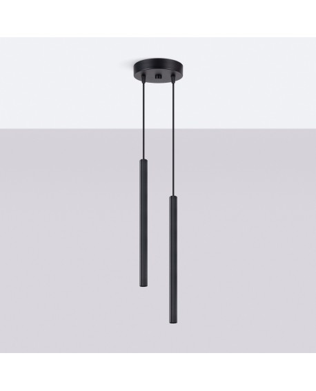 Lampa wisząca ARCHE 2P czarna