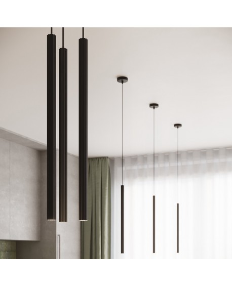 Lampa wisząca ARCHE 2P czarna