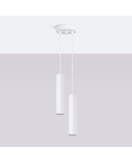 Lampa wisząca LAGOS 2P biała