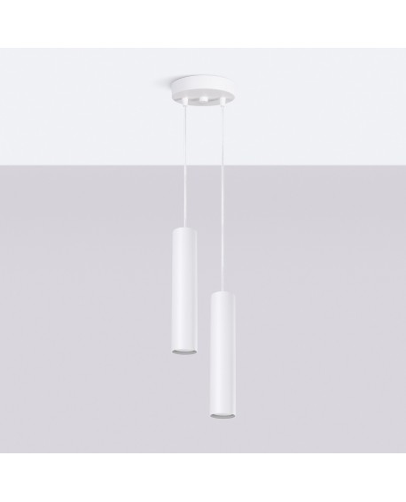 Lampa wisząca LAGOS 2P biała