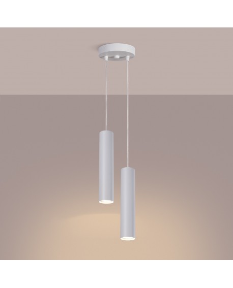 Lampa wisząca LAGOS 2P biała