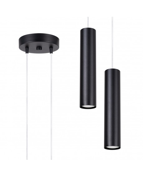 Lampa wisząca LAGOS 2P czarna
