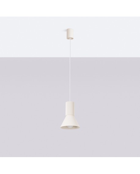 Lampa wisząca ESTRIA 1 beżowa