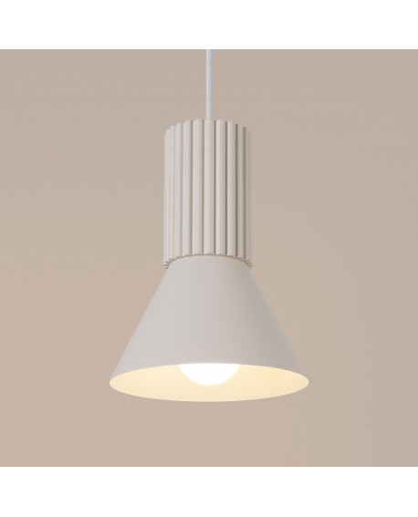 Lampa wisząca ESTRIA 1 beżowa