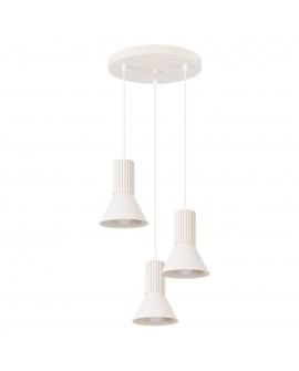 Lampa wisząca ESTRIA 3P beżowa