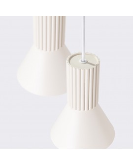 Lampa wisząca ESTRIA 3P beżowa