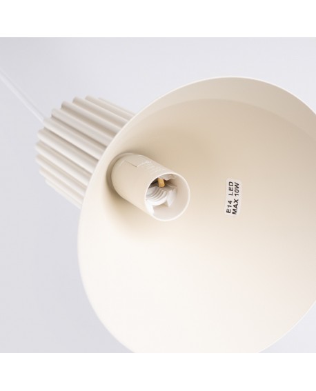 Lampa wisząca ESTRIA 3P beżowa