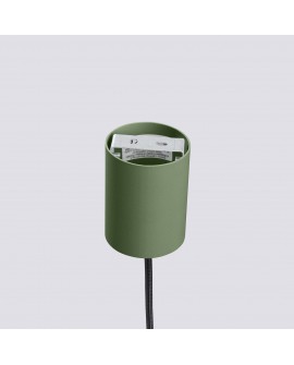 Lampa wisząca ESTRIA 1 beżowa/zielona oliwka