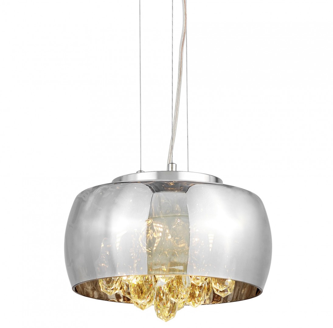 NOWOCZESNA LAMPA WISZĄCA CHROMOWANA TOSSO D30