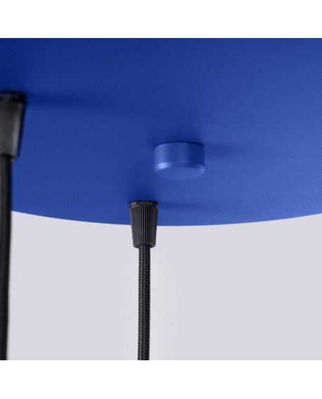 Lampa wisząca ESTRIA 3P biała/ultramaryna