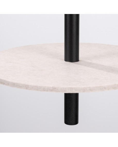 Lampa wisząca FELTRO 1 czarna/beżowa