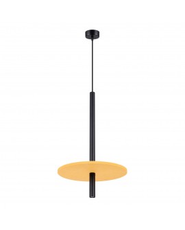 Lampa wisząca FELTRO 1 czarna/żółta