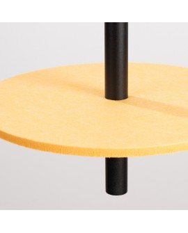 Lampa wisząca FELTRO 1 czarna/żółta