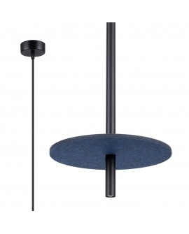 Lampa wisząca FELTRO 1 czarna/granatowa