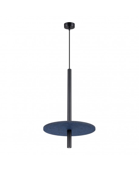 Lampa wisząca FELTRO 1 czarna/granatowa