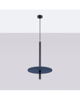 Lampa wisząca FELTRO 1 czarna/granatowa