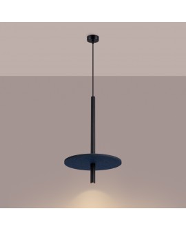 Lampa wisząca FELTRO 1 czarna/granatowa