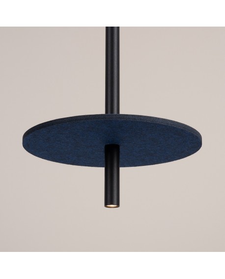 Lampa wisząca FELTRO 1 czarna/granatowa