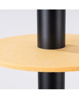 Lampa wisząca PELTA 1 czarna/żółta