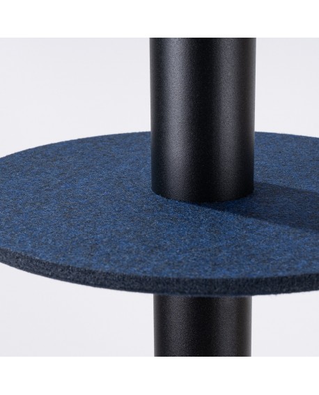 Lampa wisząca PELTA 1 czarna/granatowa