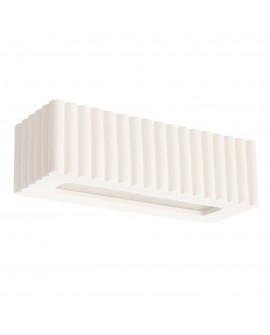 Kinkiet ceramiczny RIGATA biały