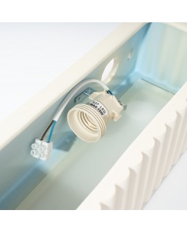 Kinkiet ceramiczny RIGATA biały