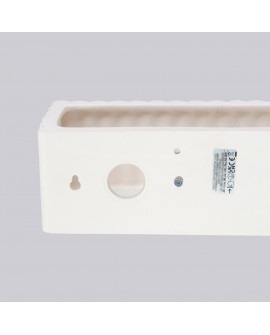 Kinkiet ceramiczny RIGATA biały