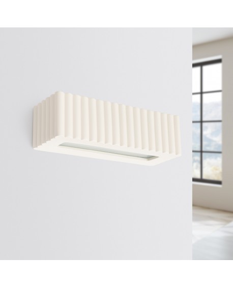 Kinkiet ceramiczny RIGATA beżowy