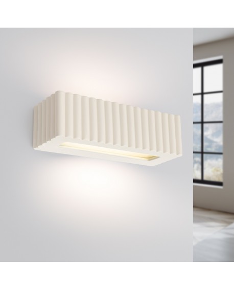 Kinkiet ceramiczny RIGATA beżowy