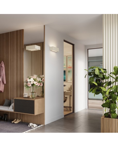 Kinkiet ceramiczny RIGATA beżowy