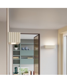 Kinkiet ceramiczny RIGATA beżowy