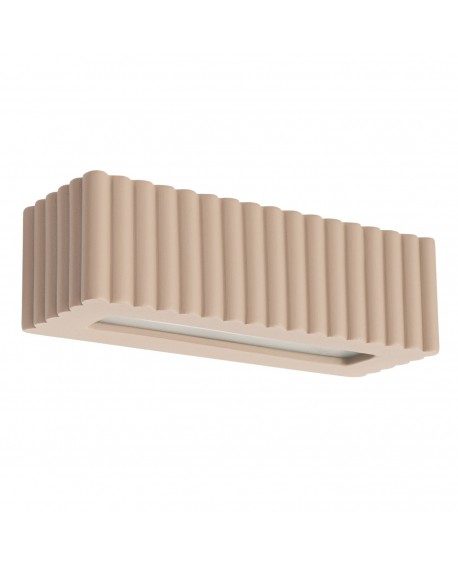 Kinkiet ceramiczny RIGATA taupe