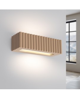 Kinkiet ceramiczny RIGATA taupe